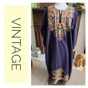 VINTAGE Ethnic Caftan Size XL